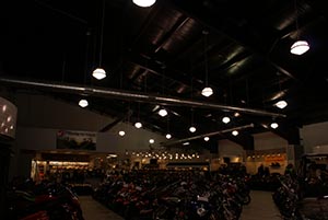 ABS-Steel constructed Hudson Valley Cycle's showroom