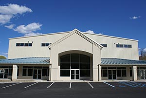 ABS erected this distinctive steel building for LRS Trophy