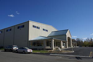 ABS erected this distinctive steel building for LRS Trophy